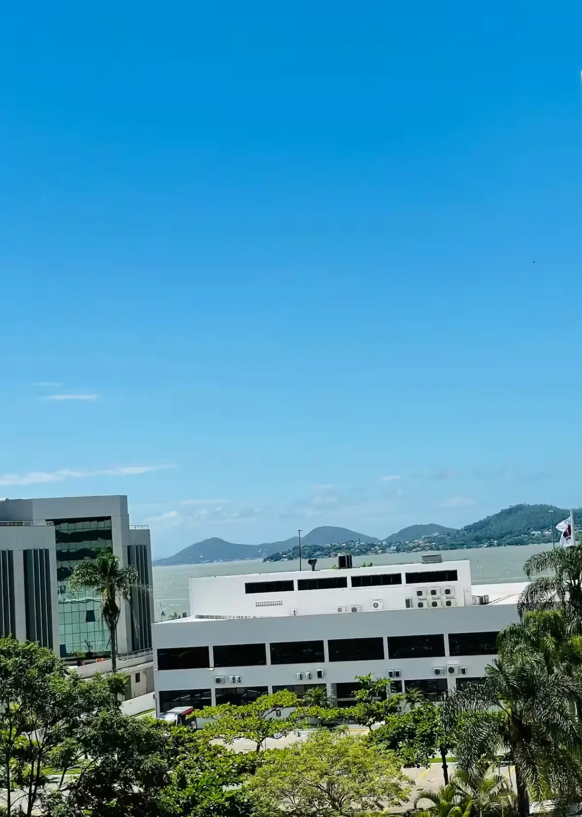 Vista panorâmica da sacada